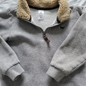 Carters Grey ¼ Zip Pullover | 4T